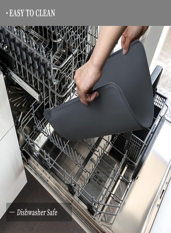 XIBO Pet Feeding Mat Waterproof Dog Cat Pet Feeding Mats, Anti Slip Pet Bowl Mats, FDA Grade Pet Feeding Mat Silicone Waterproof Pet Food. - Image 4